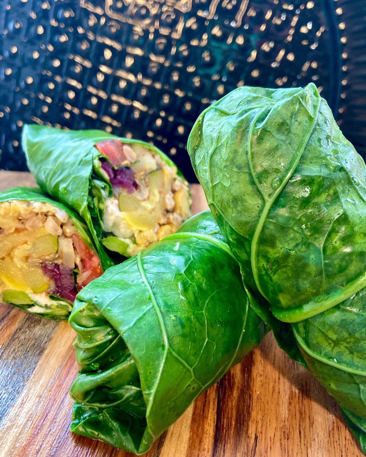 Italian Veggie Collard Wrap