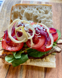 Italian veggie sandwich