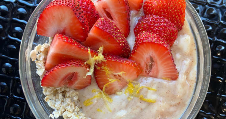 Strawberries and Cream Oatmeal