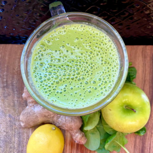 Apple ginger smoothie