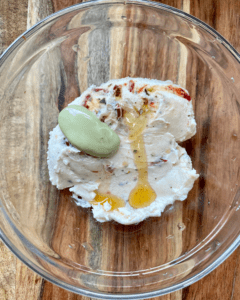 Vegan wasabi cream cheese