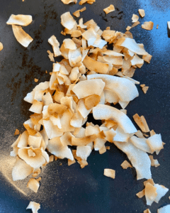 toasted coconut for pina colada smoothie