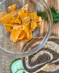 Vegan carrot lox