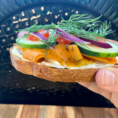 CARROT LOX TOAST - Olive You So Matcha