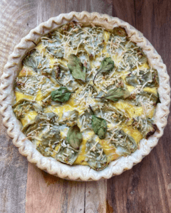 vegan quiche