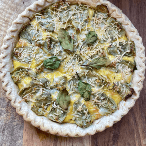 vegan quiche