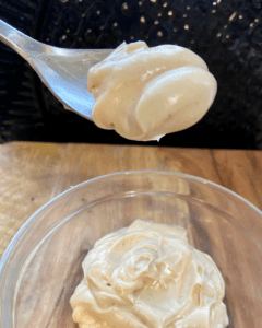 Vegan peanut yogurt