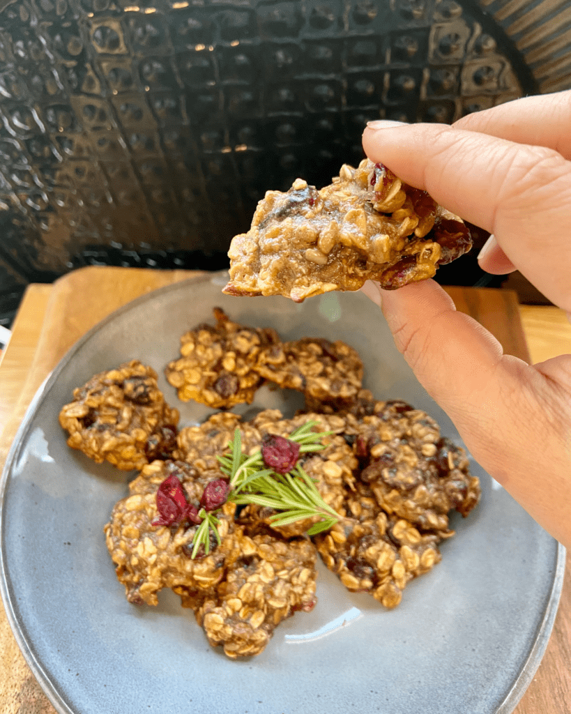 Rosemary Cranberry Breakfast Cookies