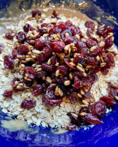 rosemary cranberry oat breakfast cookies