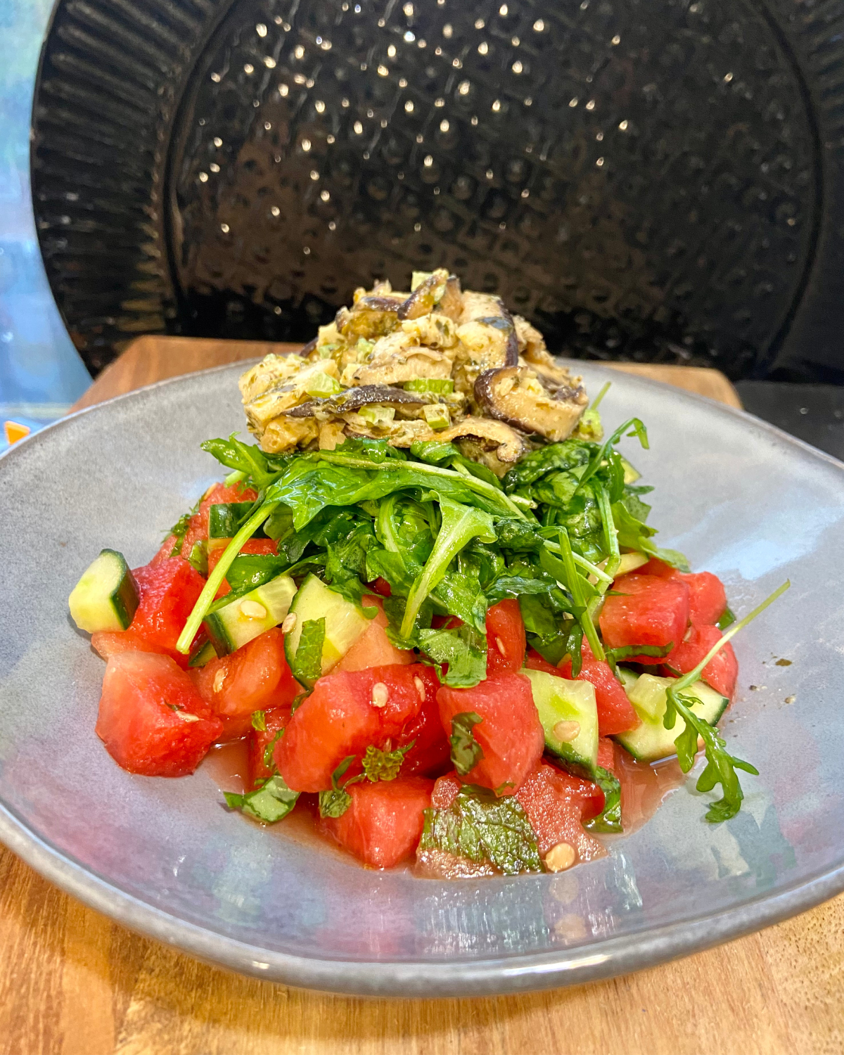 vegan seafood summer salad