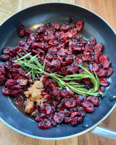 rosemary cranberry oat breakfast cookie