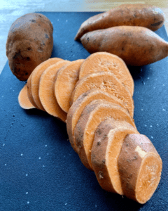 rosemary blackberry sweet potato silver dollar pancakes