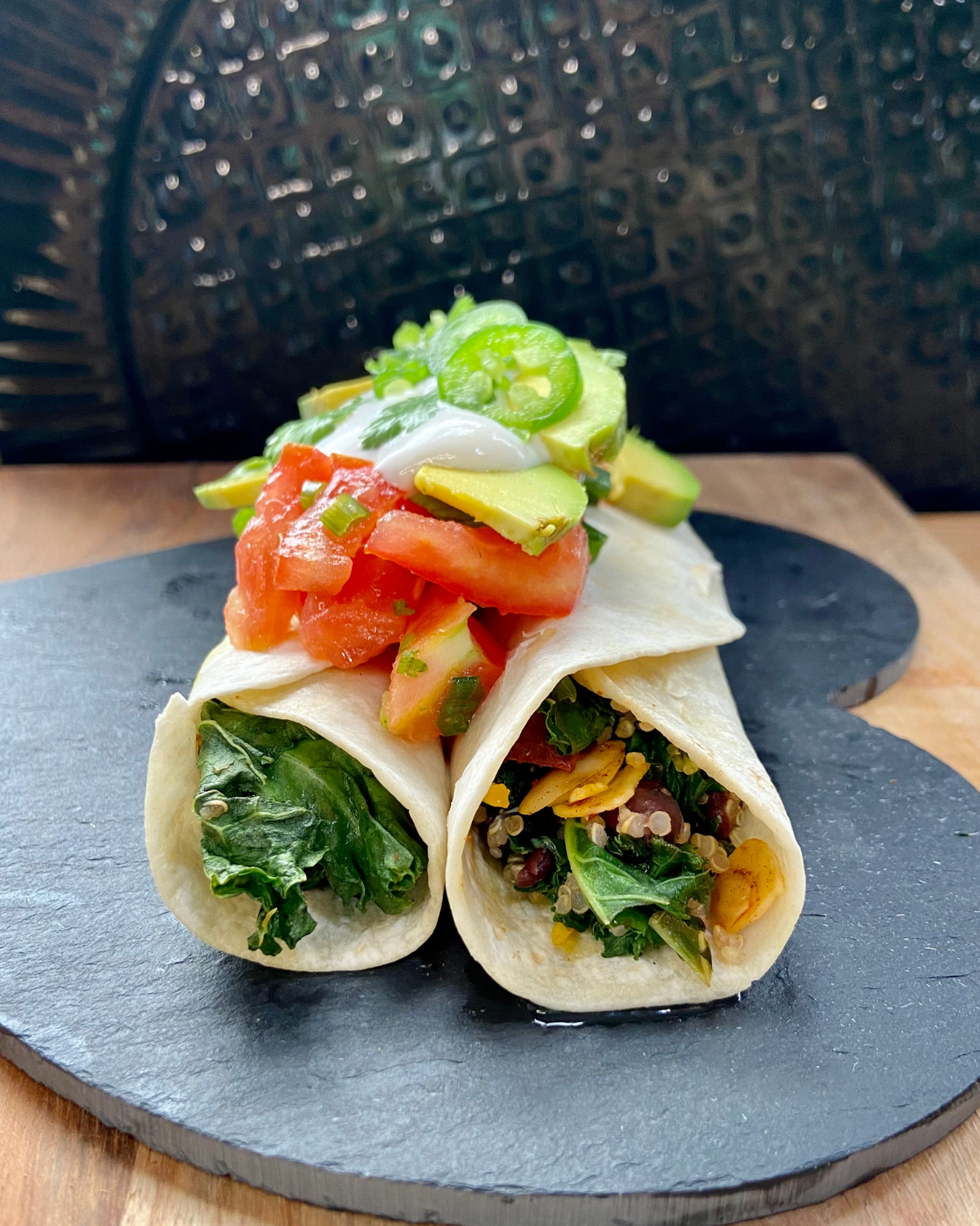 BLACK BEAN & SWEET POTATO BURRITOS