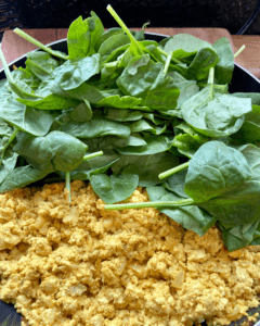 spinach for plant based protein recipe