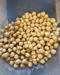 drained chickpeas for healthy vegan fra diavolo recipe