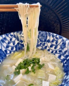 sick day vegan miso noodle soup