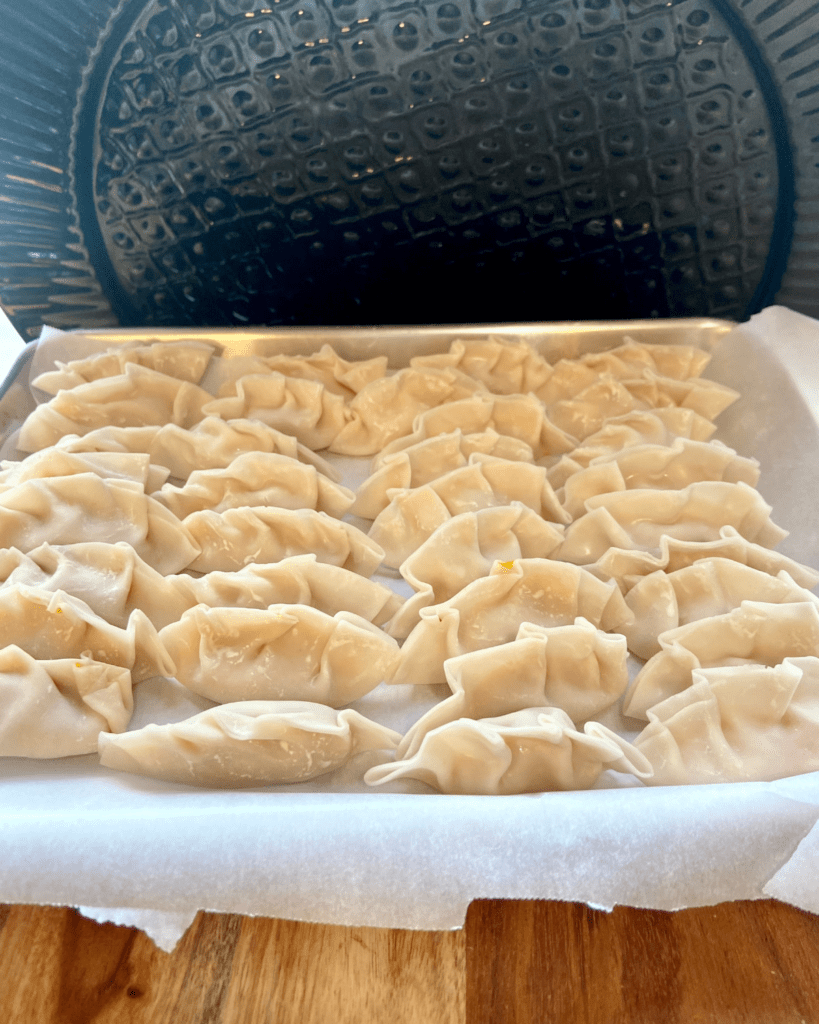 vegan butternut squash dumplings ready freeze
