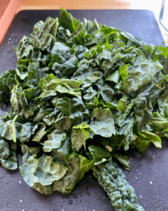 chopped kale