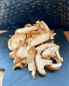 sliced shiitake mushrooms