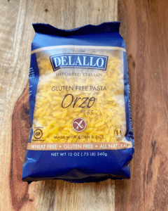 gluten free orzo