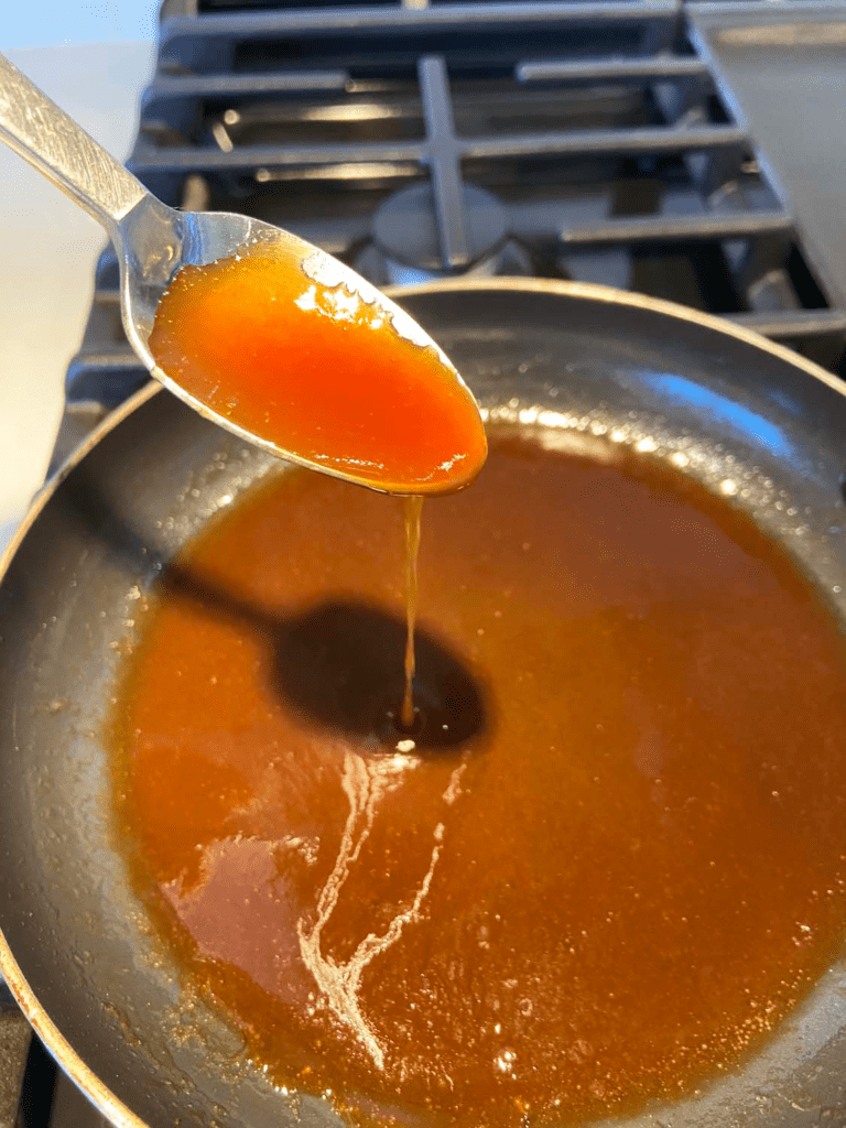 ingredients for miso caramel sauce