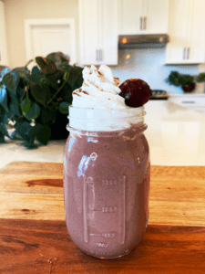 chocolate cherry dessert smoothie vegan recipe