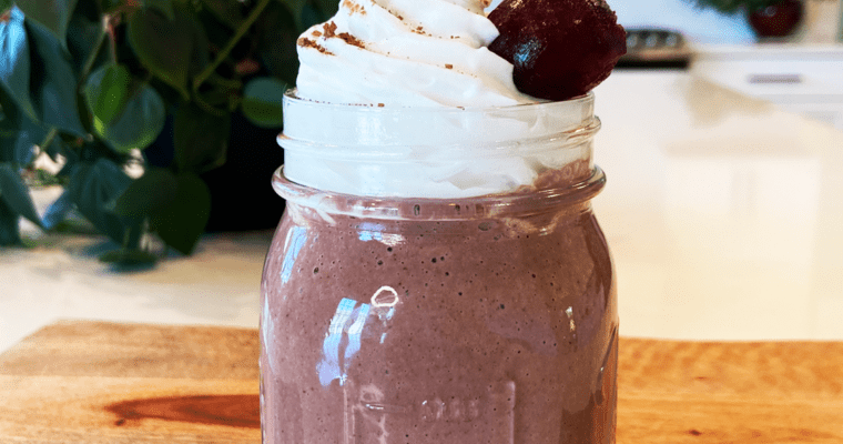 Chocolate Cherry Dessert Smoothie