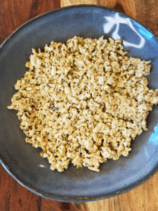 vegan tuna salad in bowl