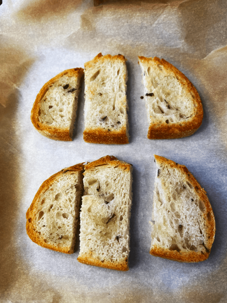 sourdough bread for charcuterie board