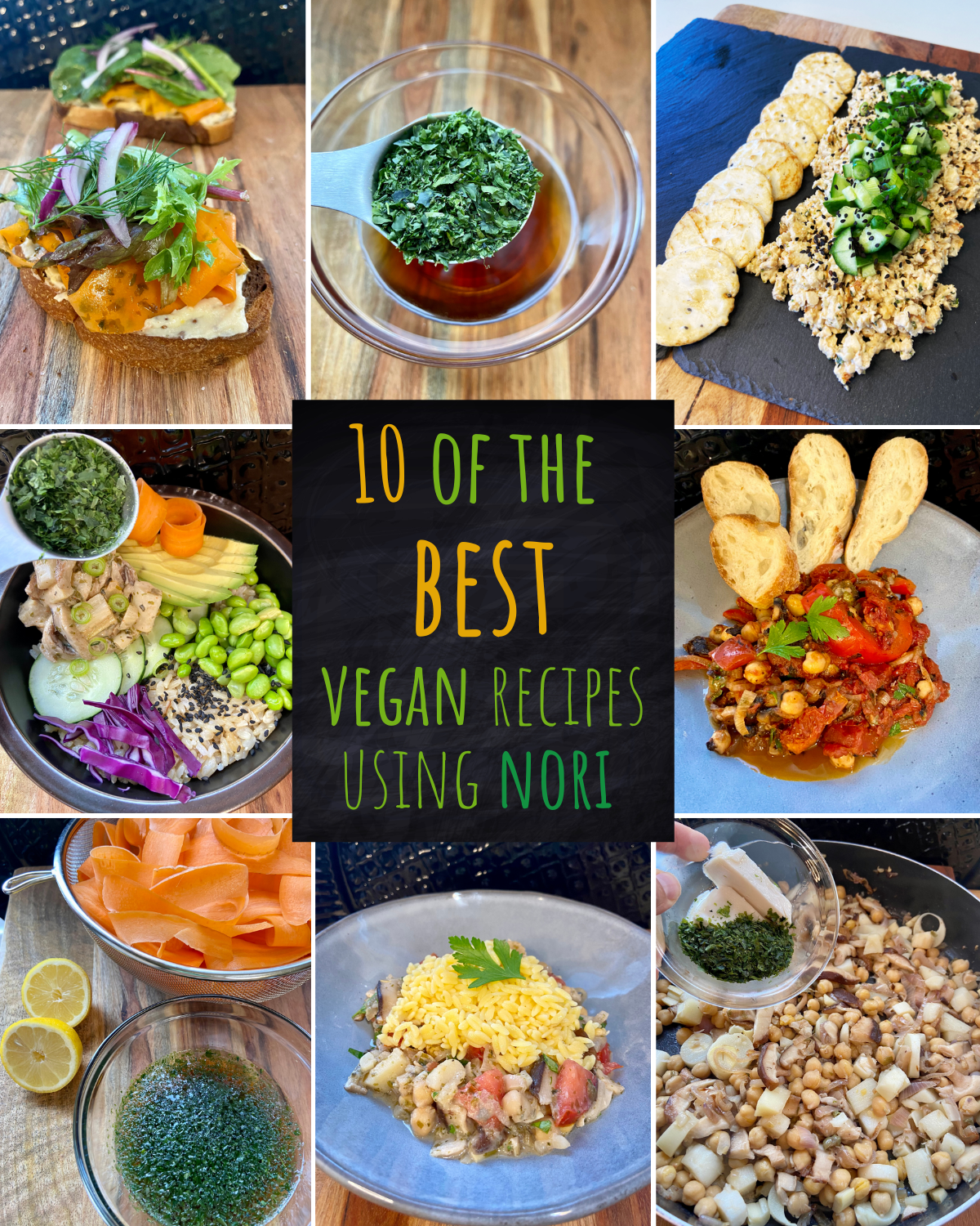 10 of the best vegan recipes using nori flakes