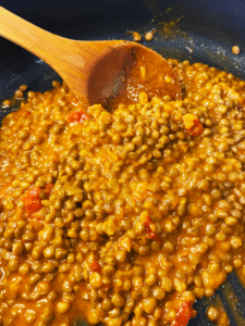 curry lentils for steel cut oats Indian recipe