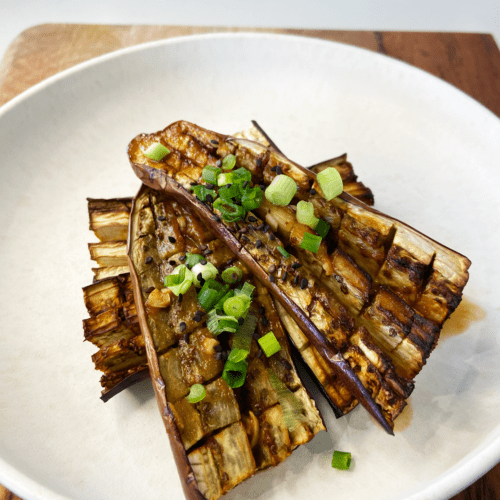 air fryer miso eggplant