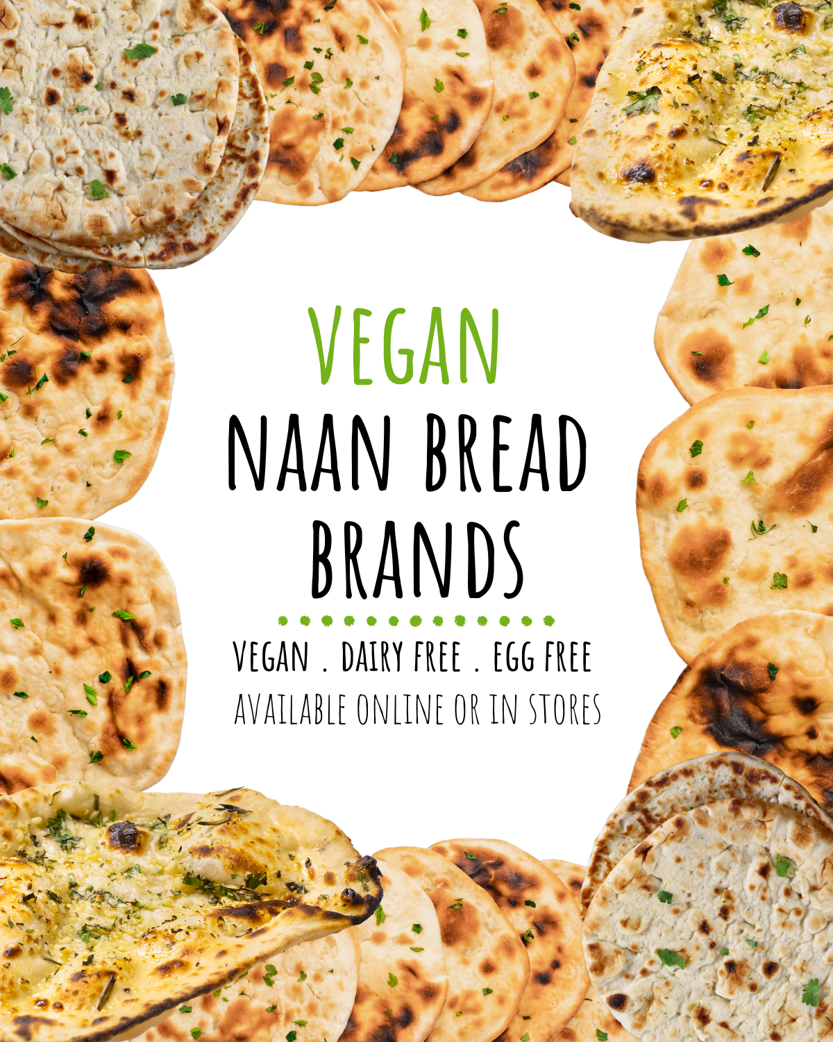 Vegan Naan Bread Brands (2023)  : dairy-free flatbread