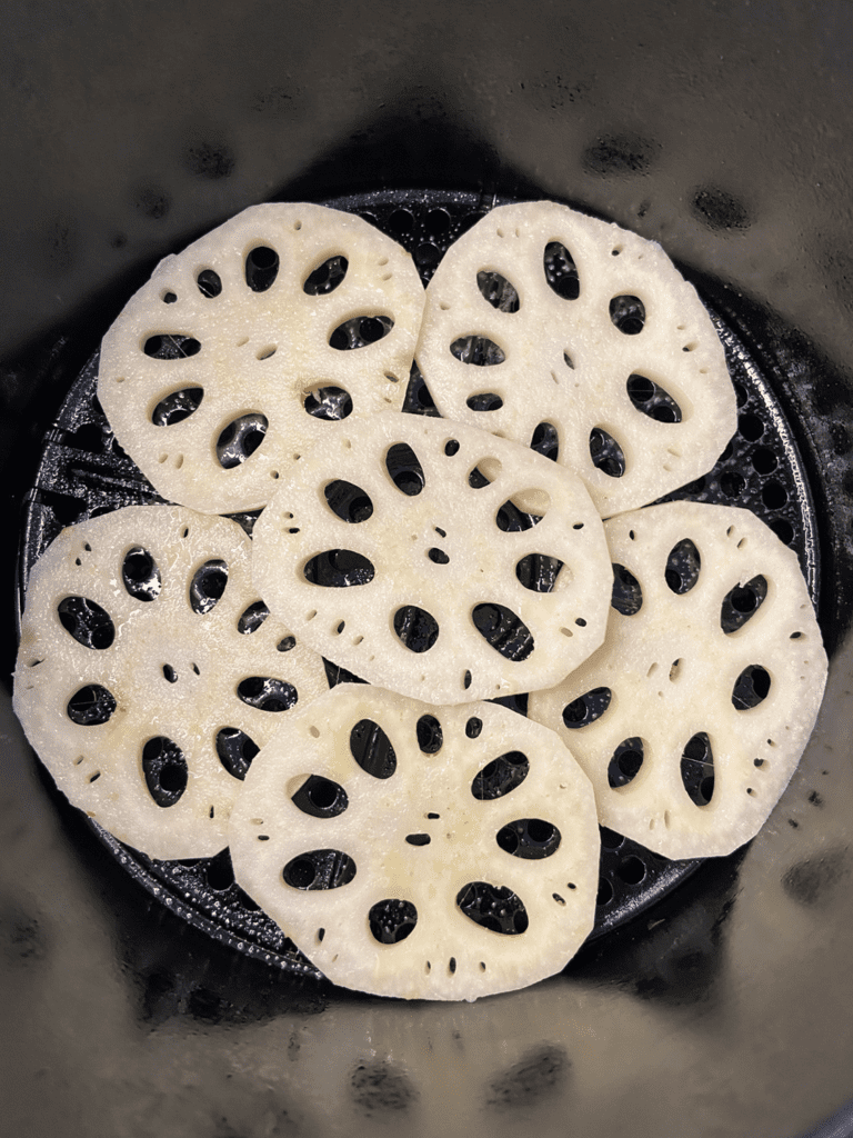 lotus root in an air fryer