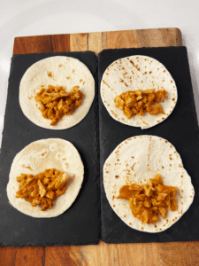 mini curry chicken tacos