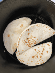 mini vegan curry chicken tacos in air fryer