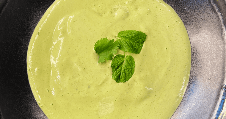 Cilantro Mint Vegan Crema : dairy free