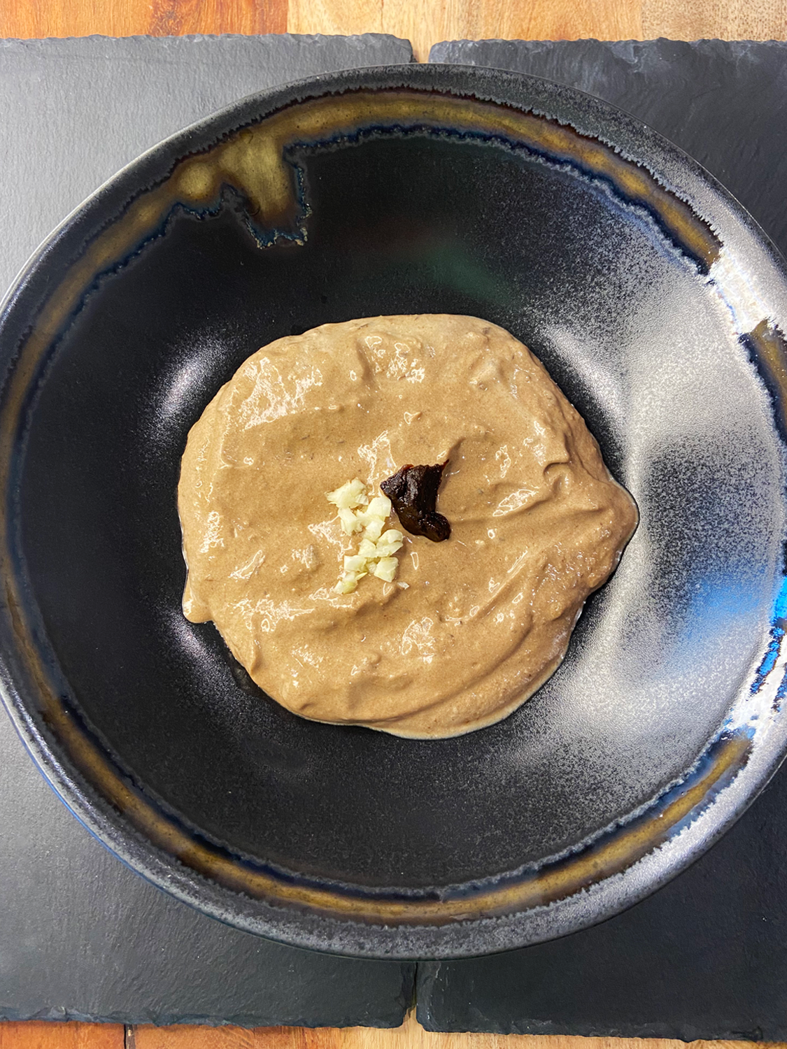 Black Garlic Vegan Crema (dairy free)