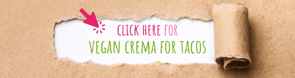 link for vegan crema for tacos