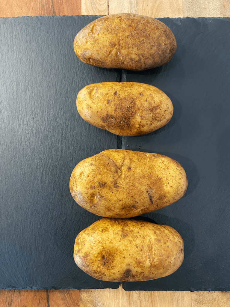 potatoes for vegan Irish loaded baked potatoes