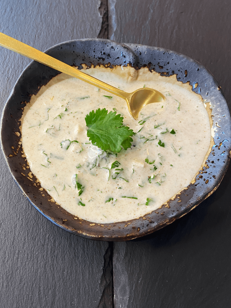 Spice and Herb dip for vegetable kabobs