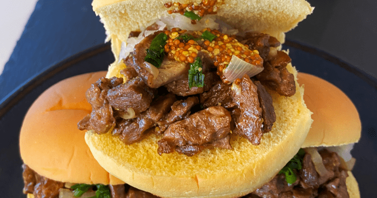 Guinness Vegan Steak Sliders : vegan  Beyond steak tips recipe