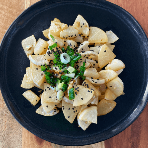 easy roasted daikon radish recipe