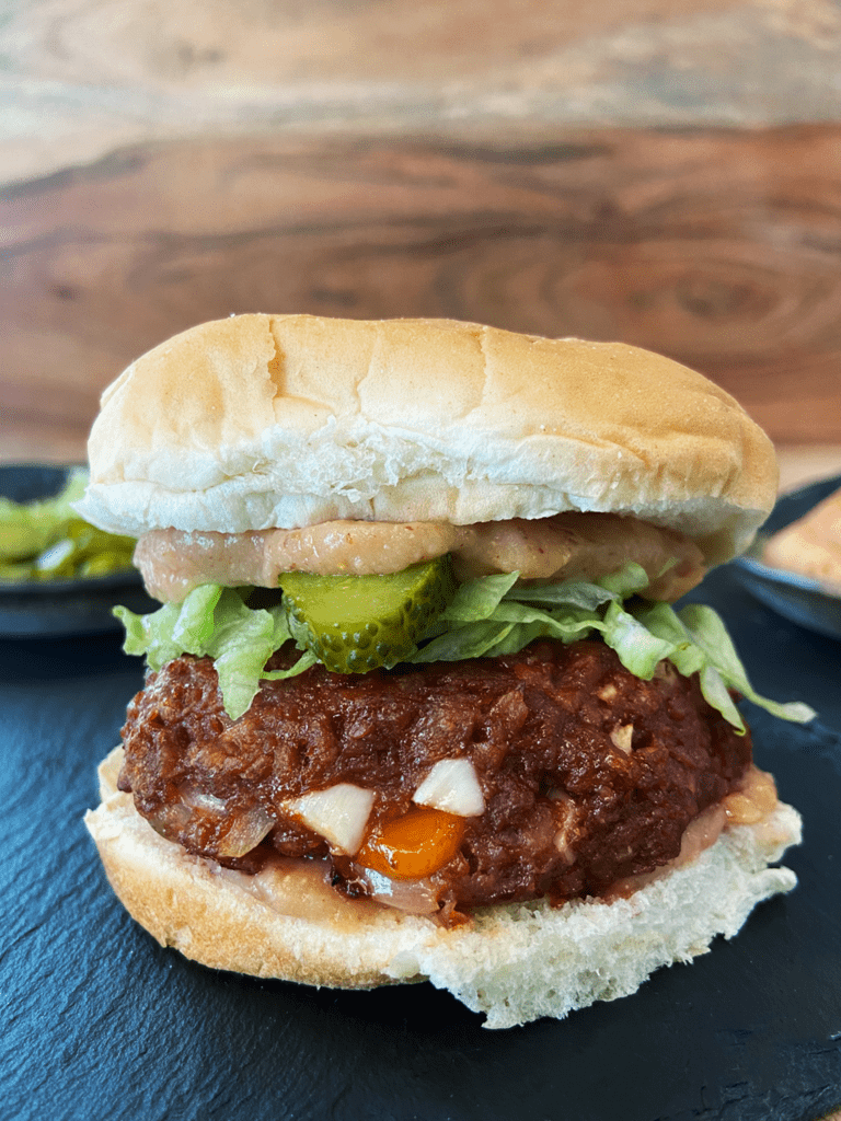 air fried beyond burger Big Mac sliders