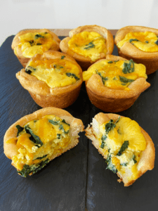 Just Egg Quiche cups baked