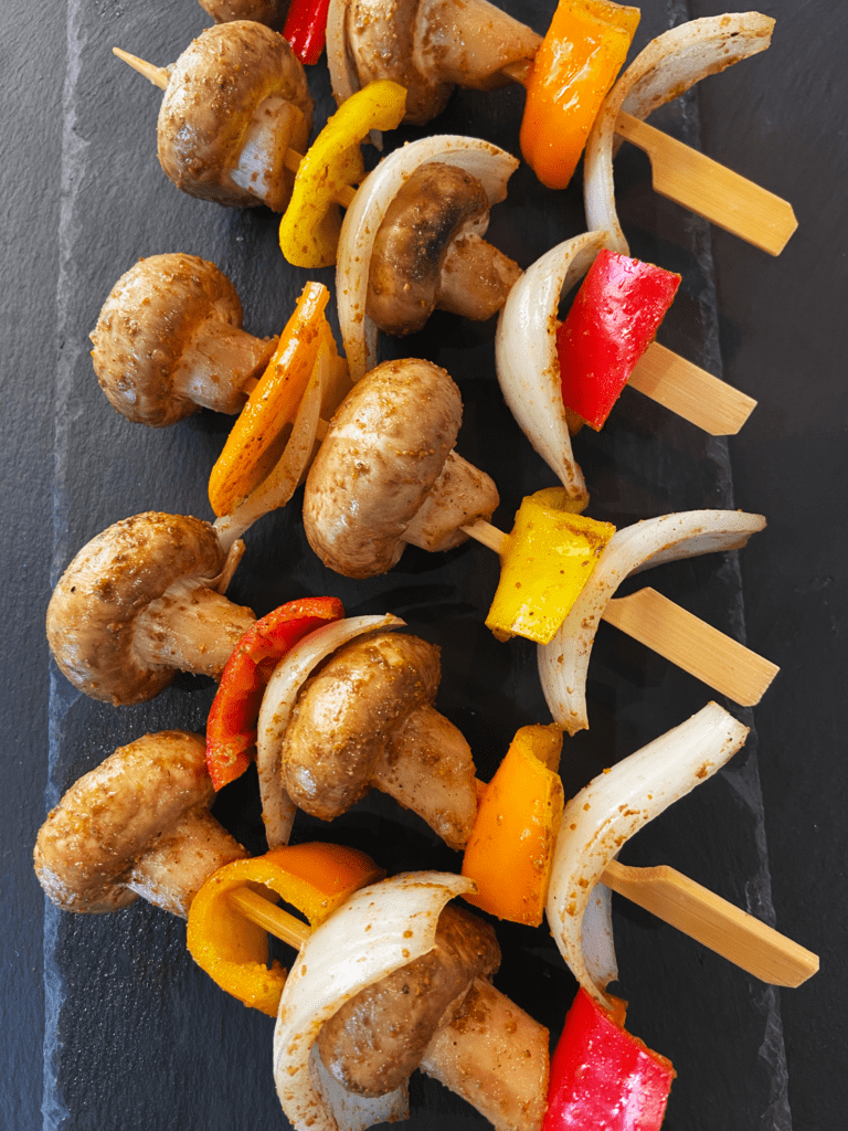 air fryer vegetable kabobs 