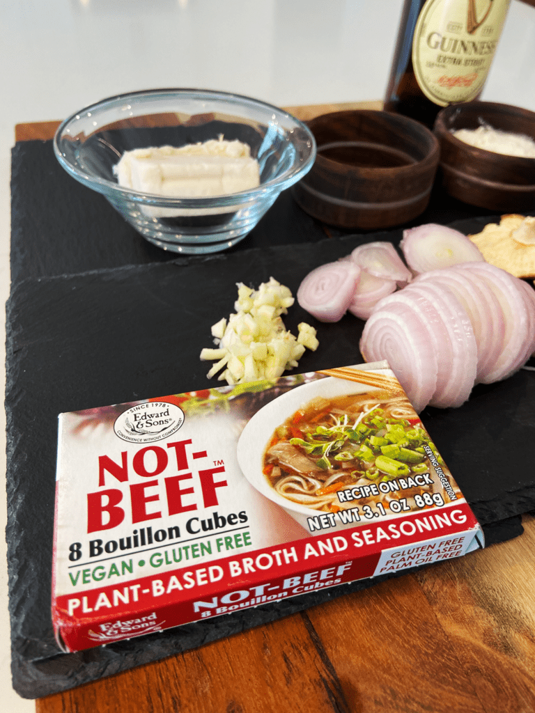 not-beef bouillon cube for Guinness gravy