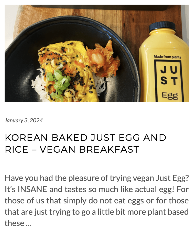 link for Korean baked just egg and rice