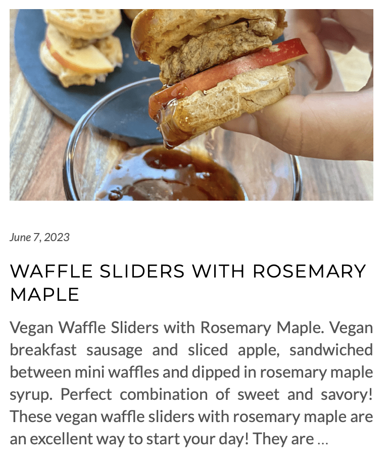 link for waffle slider recipe