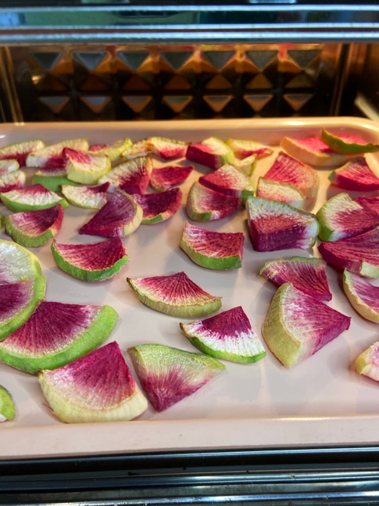 air fryer watermelon radishes